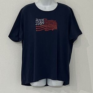 Coral Bay Patriotic Shirt Size 1X